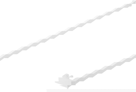 Mexen barra de toalhas para parede de duche, branco - 800-06-20