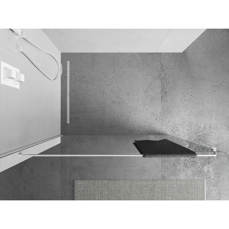 Mexen towel rail for shower screen, white - 800-06-20