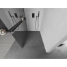 Mexen Kioto+ dušisein riiuliga Walk-in 70 x 200 cm, peegel, must - 800-070-121-70-50