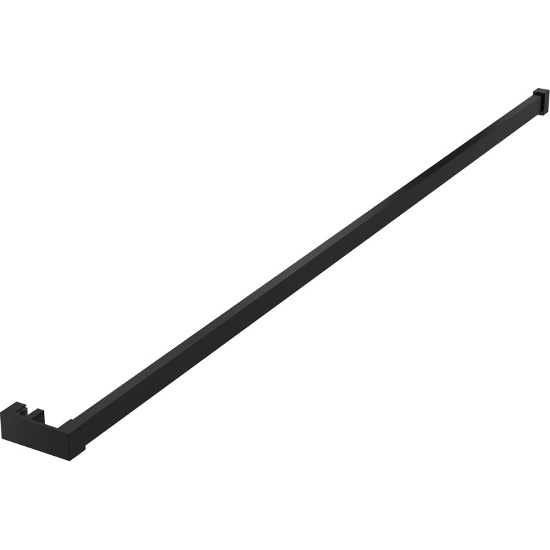 Mexen Uni-R towel rail for shower screen, black - 800-06-70