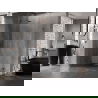 Mexen Lunar-B Duo scharnierend douchescherm 100 x 95 cm, transparant, roze goud - 832-100L-095P-60-00