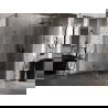 Mexen Lunar T Duschkabine, schwenkbar, rechts 120 x 120 cm, transparent, gebürstet Gun Gray - 834T-120-120-66-00-P