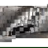 Mexen Lunar T Duschkabine mit nach rechts öffnender Tür 135 x 80 cm, transparent, schwarz - 834T-135-080-70-00-P