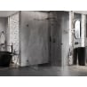 Mexen Lunar T Duschkabine schwenkbar rechts 120 x 100 cm, transparent, schwarz - 834T-120-100-70-00-P