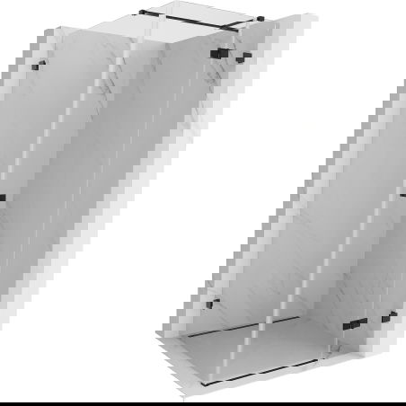 Mexen Lunar T καμπίνα ντους ανοιγόμενη δεξιά 110 x 110 cm, διάφανη, μαύρη