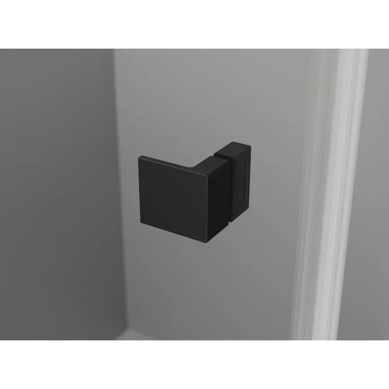 Mexen Lunar T cabine de douche pivotante droite 120 x 110 cm, transparent, noir - 834T-120-110-70-00-P