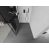 Mexen Kioto+ Duschwand mit Regal Walk-in 100 x 200 cm, schwarzer Rahmen, schwarz - 800-100-121-70-70
