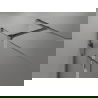 Mexen Lunar T Duschkabine rechts öffnend 115 x 80 cm, transparent, Gun Metall - 834T-115-080-95-00-P