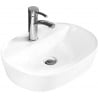 Mexen Iris lavabo à poser 50 x 38 cm, blanc - 21995000
