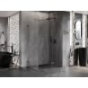 Mexen Lunar T Duschkabine schwenkbar rechts 110 x 90 cm, transparent, Gun Metal - 834T-110-090-95-00-P