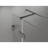 Mexen Lunar T Duschkabine schwenkbar rechts 110 x 90 cm, transparent, Gun Metal - 834T-110-090-95-00-P