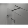Mexen Lunar T desna tuš kabina na preklapanje 135 x 100 cm, prozirna, gun metal - 834T-135-100-95-00-P