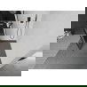 Mexen Kioto+ douchewand met plank Walk-in 120 x 200 cm, zwart rooster, zwart - 800-120-121-70-77