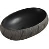 Mexen Abril Aufsatzwaschbecken 58 x 39 cm, schwarz - 22015866
