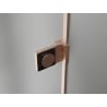 Mexen Lunar-B Duo pöörduksega dušinurk 90 x 80 cm, läbipaistev, harjatud vask - 832-090L-080P-65-00