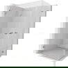 Mexen Lunar-B Duo Duschkabine mit Pendeltür 90 x 85 cm, transparent, gebürstetes Kupfer - 832-090L-085P-65-00