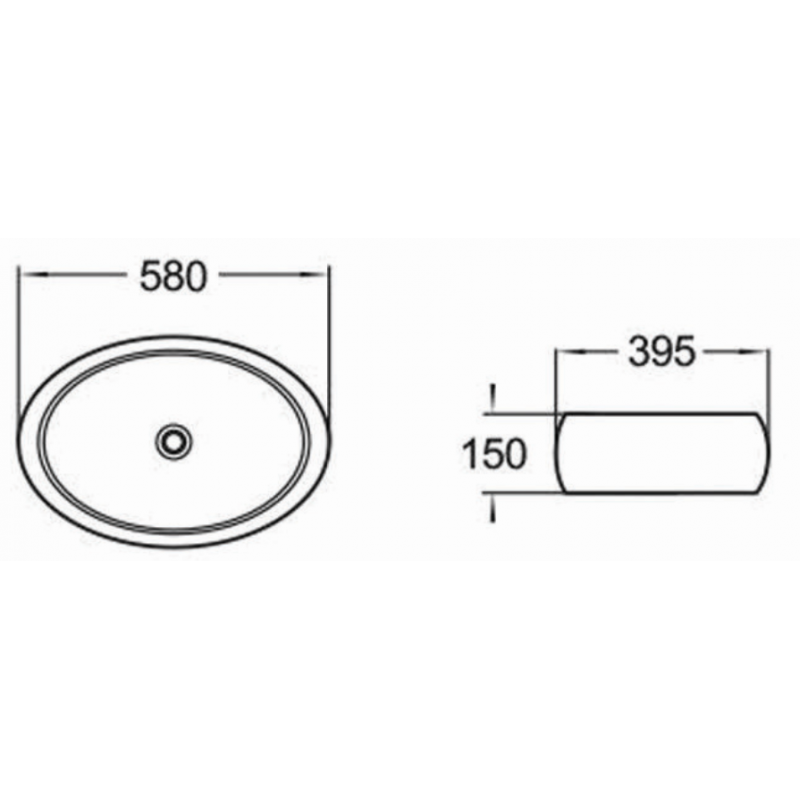 Mexen Abril tasoallas 58 x 39 cm, musta - 22015866