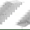 Mexen Lunar-B Duo draaideur douchecabine 100 x 100 cm, transparant, geborsteld koper - 832-100L-100P-65-00