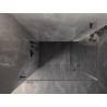 Mexen Lunar-B Duo Duschkabine schwenkbar 90 x 70 cm, transparent, gun gray gebürstet - 832-090L-070P-66-00