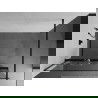 Mexen Kioto+ Duschwand mit Regal Walk-in 100 x 200 cm, weißes Muster, schwarz - 800-100-121-70-85