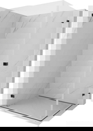 Mexen Lunar-B Duo pregibna pršna kabina 95 x 70 cm, prozorna, črna - 832-095L-070P-70-00