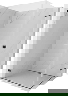 Mexen Lunar-B Duo Duschkabine 85 x 80 cm, transparent, schwarz - 832-085L-080P-70-00