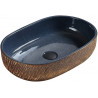 Mexen Aleta countertop sink 59 x 40 cm, blue - 22035966