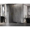 Mexen Lunar-B L vasakavatav dušinurk 95 x 90 cm, läbipaistev, kuldne - 832L-095-090-50-00-L