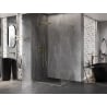 Mexen Lunar-B L cabine de douche pivotante gauche 75 x 70 cm, transparent, doré brossé - 832L-075-070-55-00-L