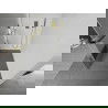 Mexen Kioto+ Duschwand mit Regal Walk-in 120 x 200 cm, transparent/gefrostet, gold - 800-120-121-50-35