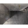 Mexen Lunar-B L ljuljajuća desna kabina za tuširanje 80 x 80 cm, prozirna, zlatno brušena - 832L-080-080-55-00-L