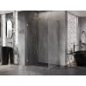 Mexen Lunar-B L left hinged shower cabin 95 x 80 cm, transparent, brushed gold - 832L-095-080-55-00-L