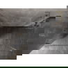 Mexen Lunar-B L Duschkabine schwenkbar links 95 x 80 cm, transparent, gold gebürstet - 832L-095-080-55-00-L