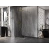 Mexen Lunar-B L cabine de douche pivotante gauche 90 x 90 cm, transparent, or brossé - 832L-090-090-55-00-L