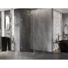 Mexen Lunar-B L cabine de douche pivotante gauche 90 x 90 cm, transparent, or brossé - 832L-090-090-55-00-L