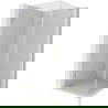 Mexen Lunar-B L draaideur douchecabine links 100 x 100 cm, transparant, goud geborsteld - 832L-100-100-55-00-L
