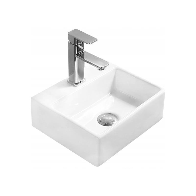 Mexen Mini umywalka nablatowa 40 x 30 cm, biała - 21094000
