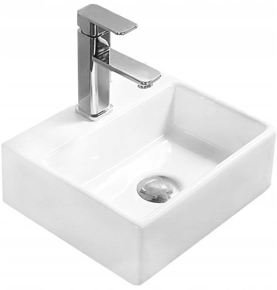 Mexen Mini umywalka nablatowa 40 x 30 cm, biała - 21094000