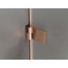 Mexen Lunar-B L cabine de douche pivotante gauche 85 x 80 cm, transparent, or rose - 832L-085-080-60-00-L