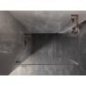 Mexen Lunar-B L cabine de douche pivotante gauche 85 x 80 cm, transparent, or rose - 832L-085-080-60-00-L