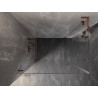 Mexen Lunar-B L, vasakkäeline pööratavate ustega dušinurk 85 x 80 cm, läbipaistev, roosakaskuldne - 832L-085-080-60-00-L