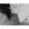 Mexen Kioto+ dušisein riiuliga Walk-in 120 x 200 cm, grafiit, kuldne - 800-120-121-50-40
