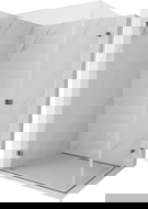 Mexen Lunar-B Duo cabina de ducha abatible 95 x 70 cm, transparente, gun metal - 832-095L-070P-95-00