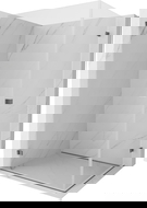 Mexen Lunar-B Διπλή καμπίνα ντουζιέρας ανοιγόμενη 80 x 75 cm, διάφανη, gun metal