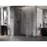 Mexen Lunar-B Duo cabine de douche pivotante 90 x 75 cm, transparent, gun metal - 832-090L-075P-95-00