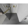 Mexen Kioto+ dušisein riiuliga Walk-in 70 x 200 cm, peegel, kuldne - 800-070-121-50-50