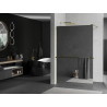 Mexen Kioto+ dušisein riiuliga Walk-in 70 x 200 cm, peegel, kuldne - 800-070-121-50-50