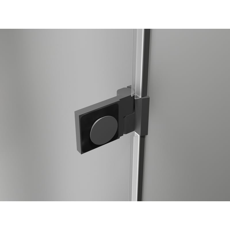 Mexen Lunar-B Duo pöörduksega dušinurk 85 x 80 cm, läbipaistev, gun metal - 832-085L-080P-95-00