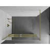 Mexen Kioto+ dušisein riiuliga Walk-in 70 x 200 cm, peegel, kuldne - 800-070-121-50-50