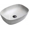 Mexen Editta countertop washbasin 49 x 37 cm, gray stone - 21384962